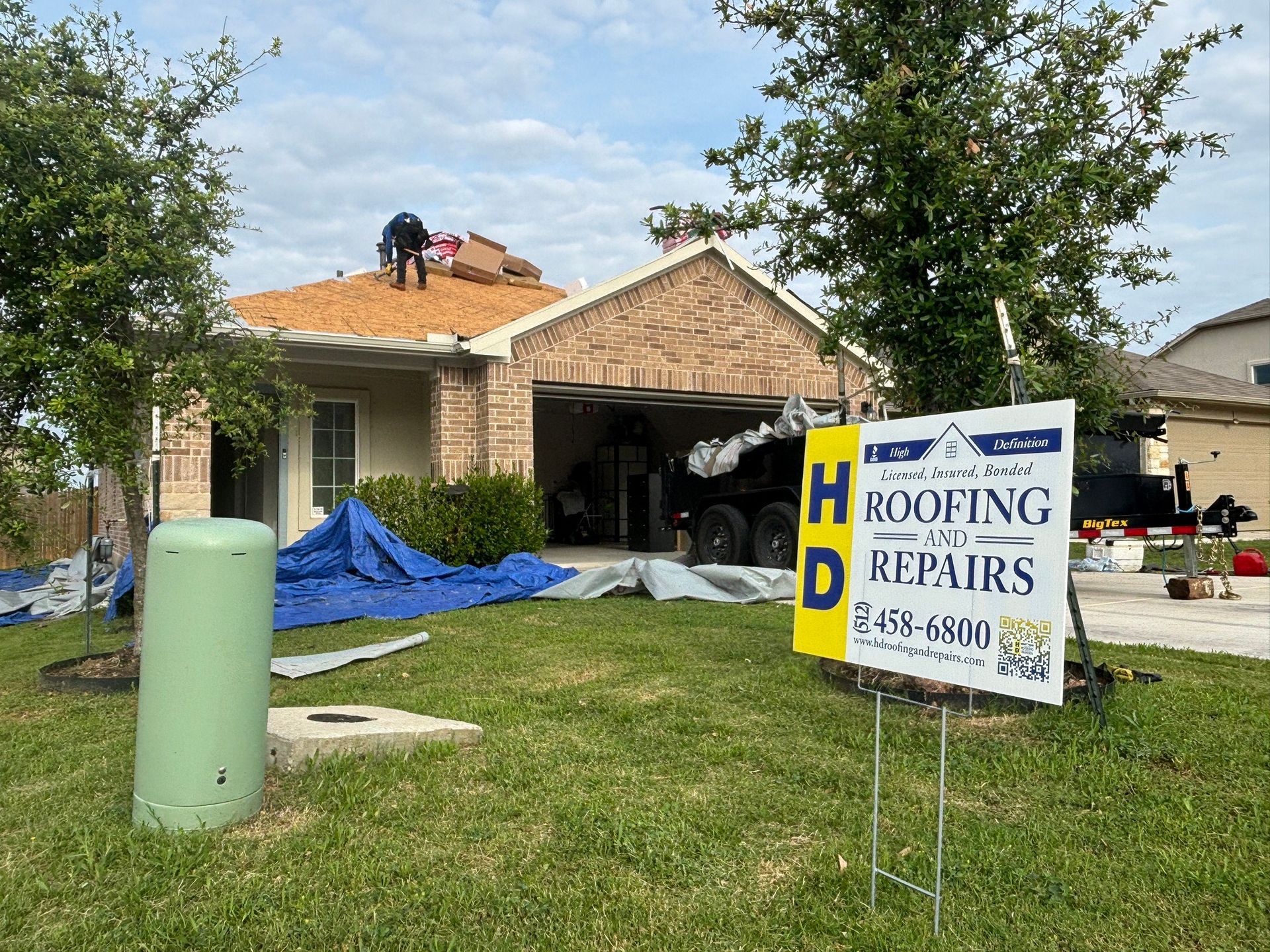 HD Roofing and Repairs asphalt shingle roofing Georgetown TX