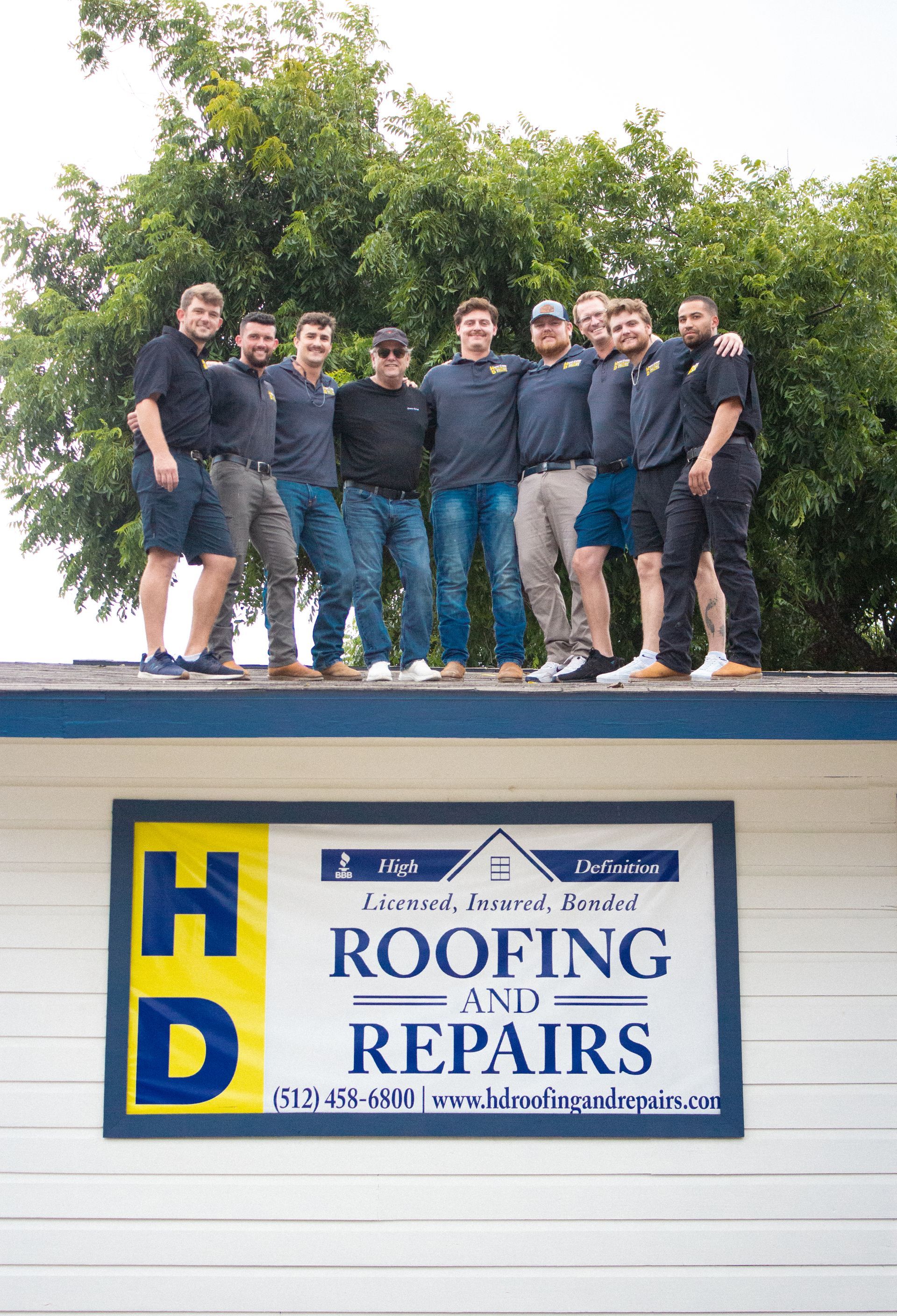 HD Roofing and Repairs team in Austin Texas