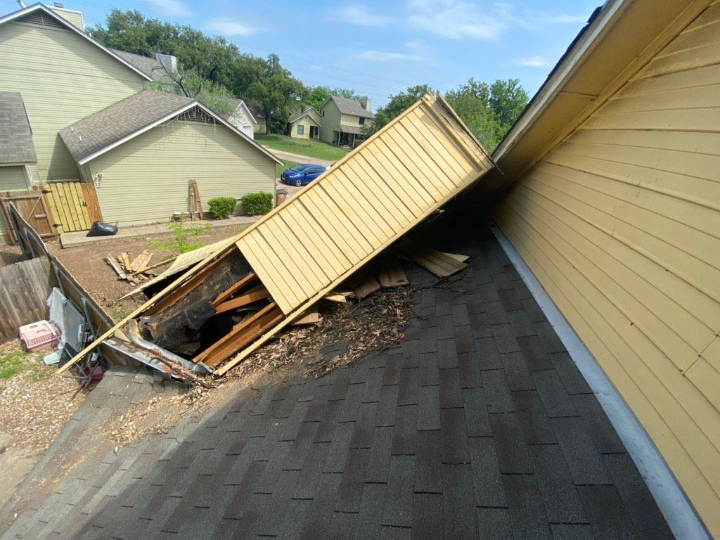 Emergency tarping and roof leak control in Austin TX