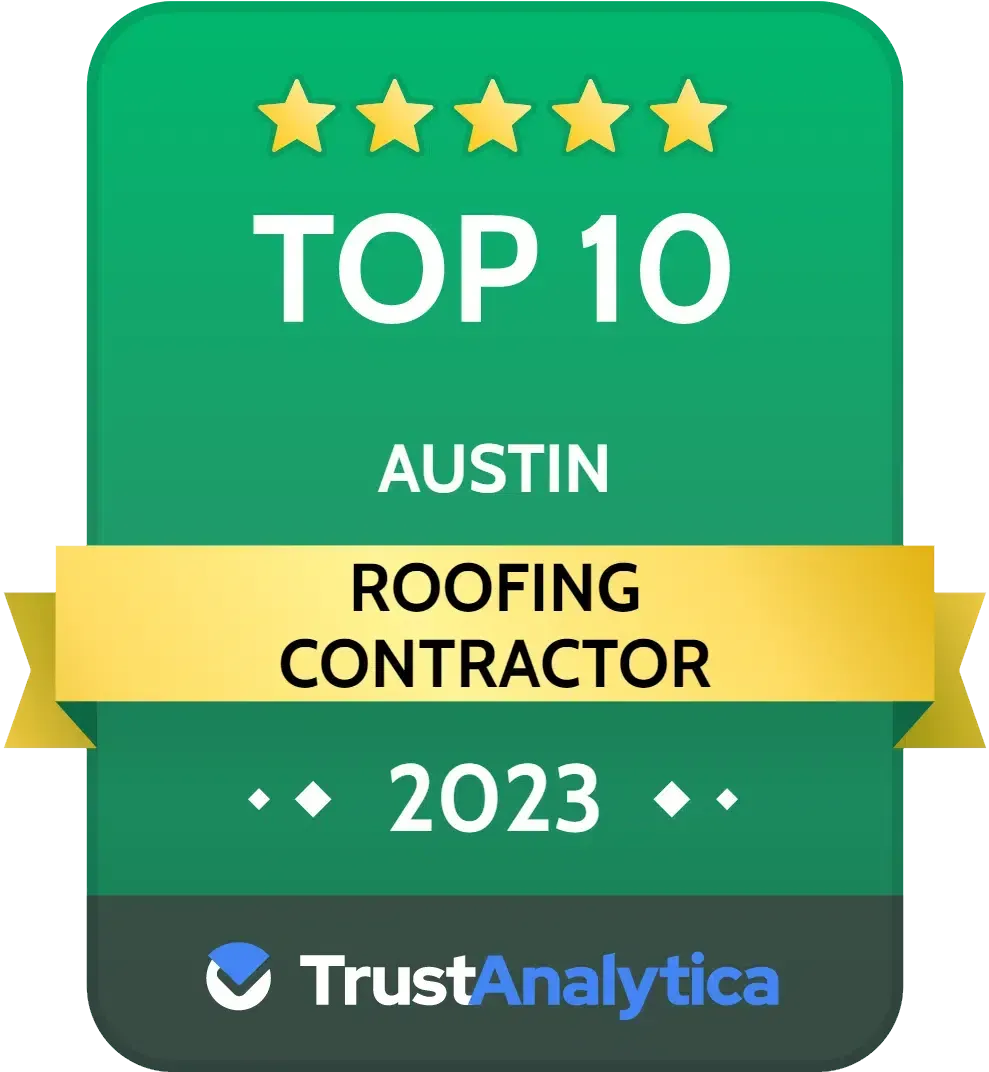 TrustAnalytica 2023 Top 10 roofing award for HD Roofing and Repairs