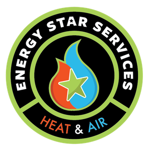 A logo for energy star services heat and air