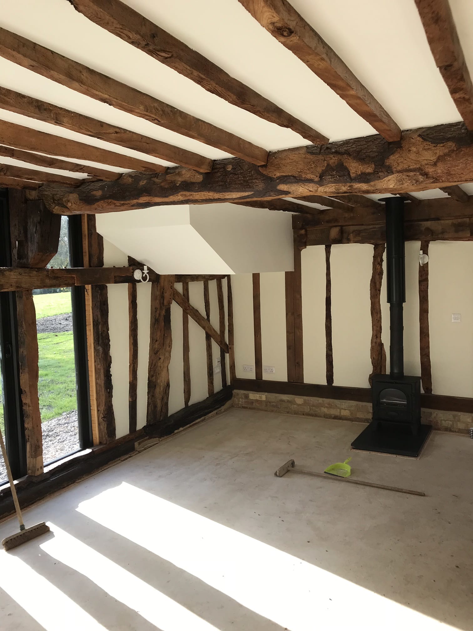 Room with beams
