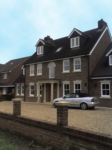 Grand house with car