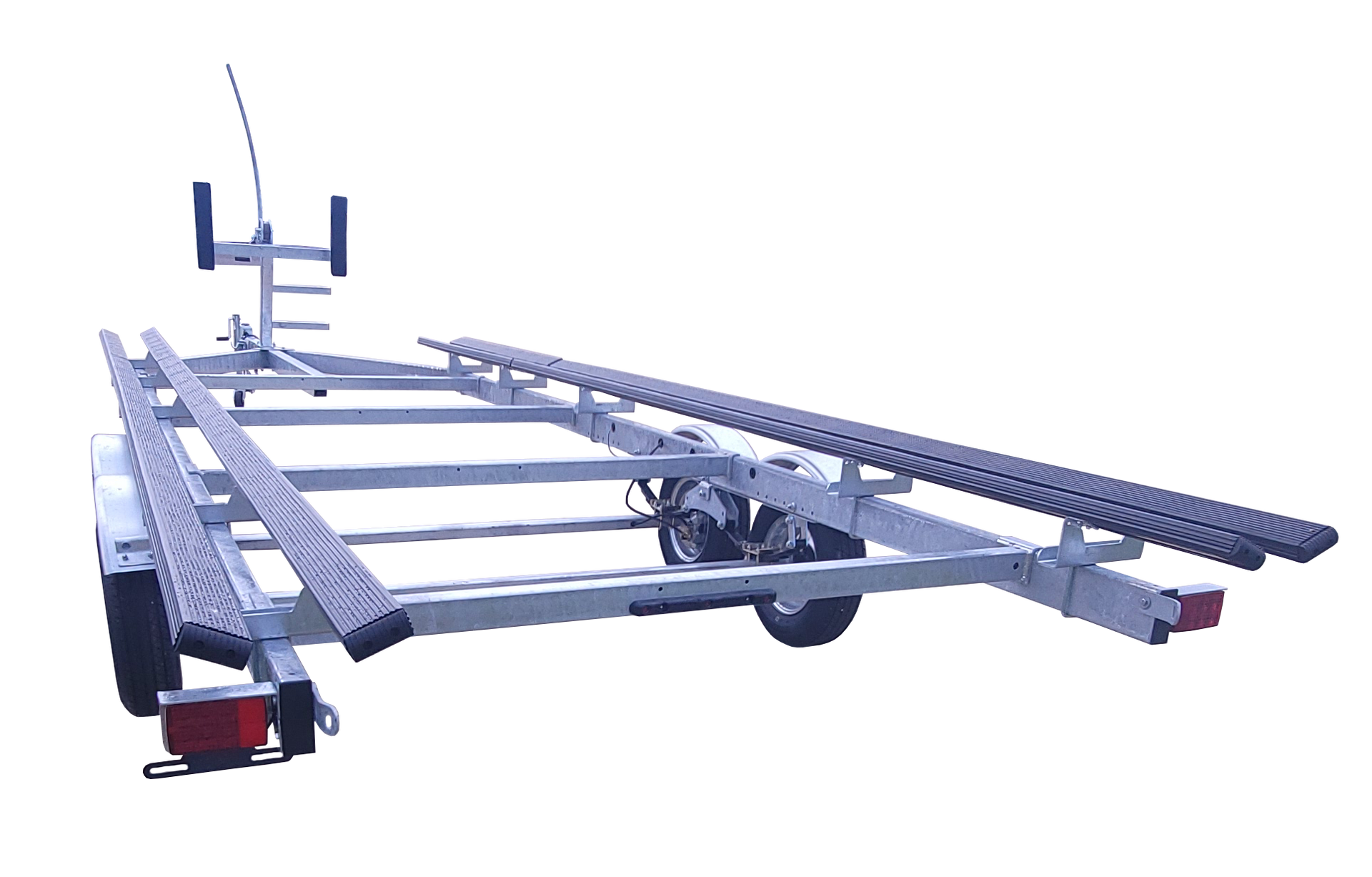 back of a pontoon trailer