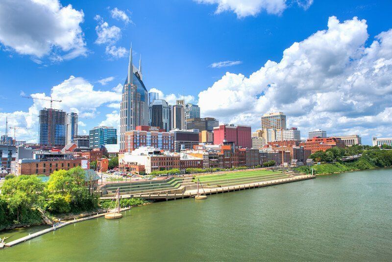 Downtown Nashville area