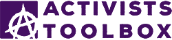 Activists' Toolbox Logo and link for Activists' Toolbox