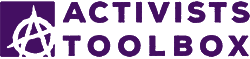 Logo and link for Activists' Toolbox