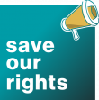 Logo for Save Our Rights UK