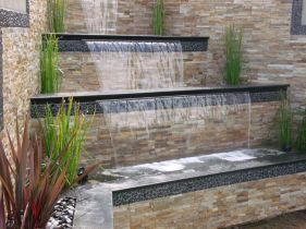 waterfeatures, waterfalls, cascades, fountains, waterfeature construction, waterfeature design, custom designed waterfeature