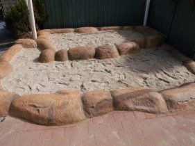 Sand pit, child care sand pit, artificial stone sand pit, sand pit schools