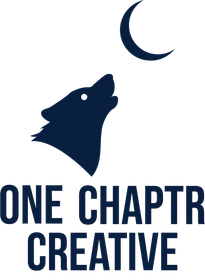 Silhouette of a wolf howling at a crescent moon; text: 