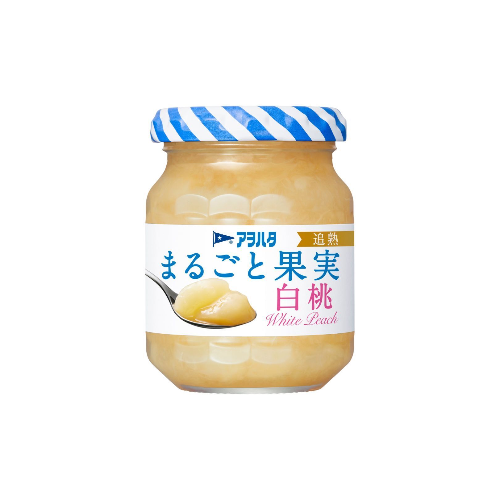 【Aohata】白桃果醬(無蔗糖) 125g