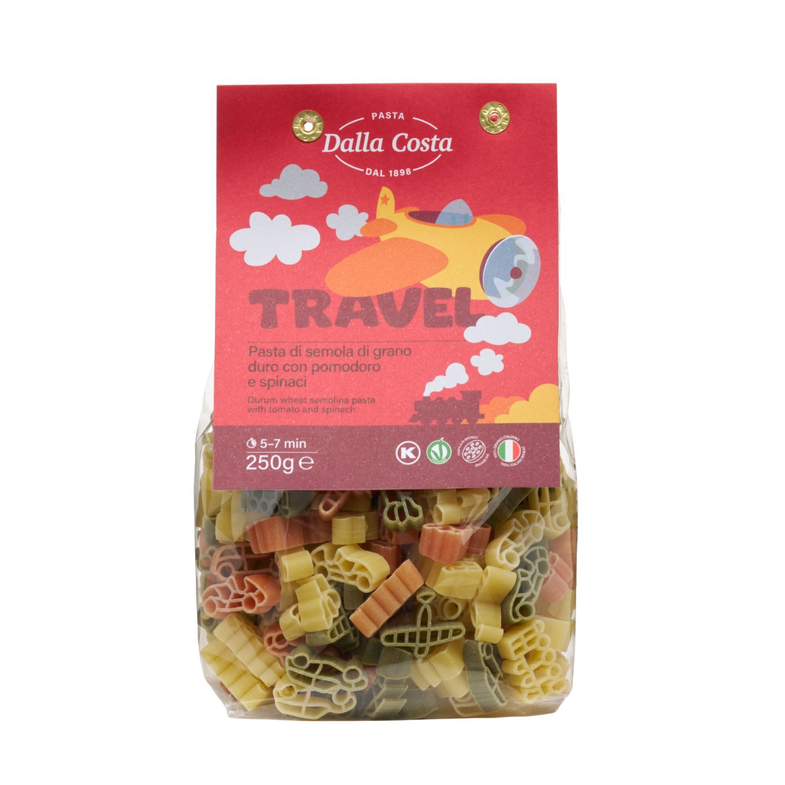 【Dalla Costa】達樂三色汽車交通麵 250g