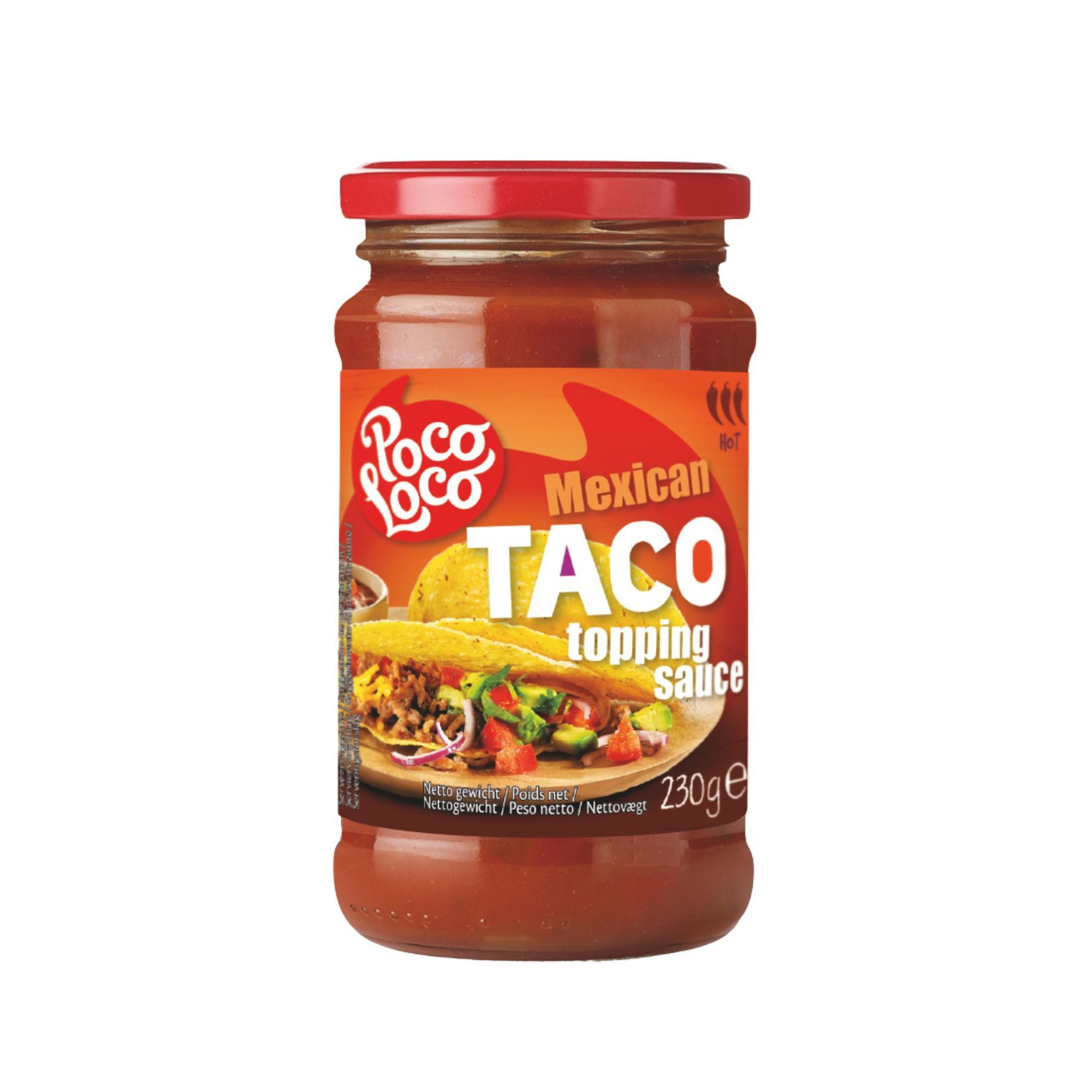 【Poco Loco】辣味塔可醬 230g