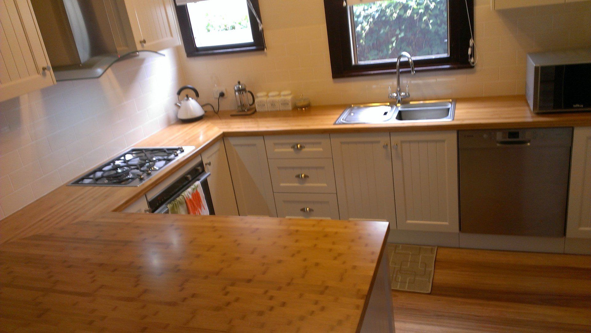 Bamboo benchtop in Katoomba Blue Mountains NSW