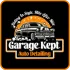 Garage Kept Auto Detailing logo with a classic car, bubbles, and text: "Riding in Style, Mile After Mile."