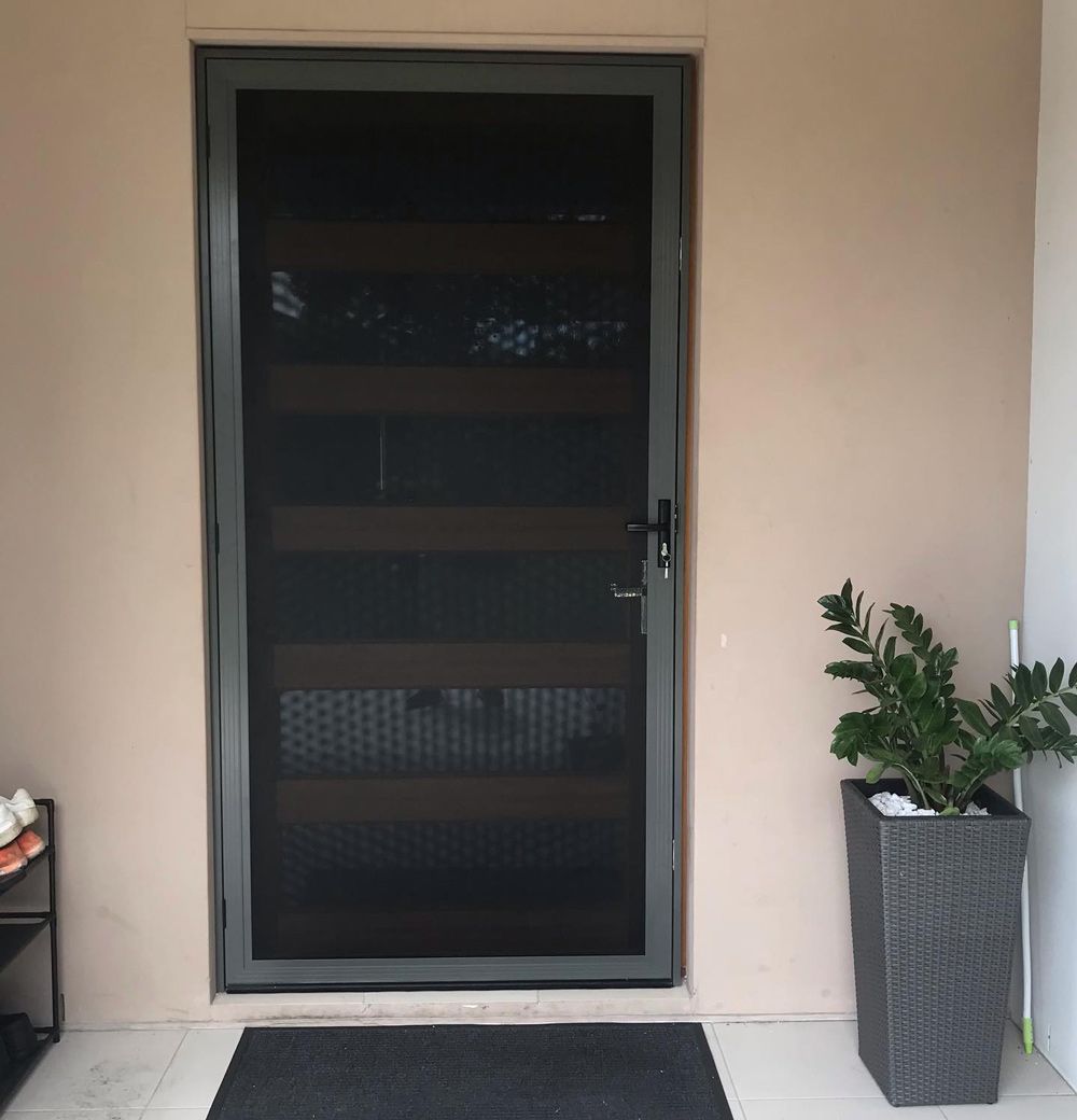A Newly Clean Security Screen Door
