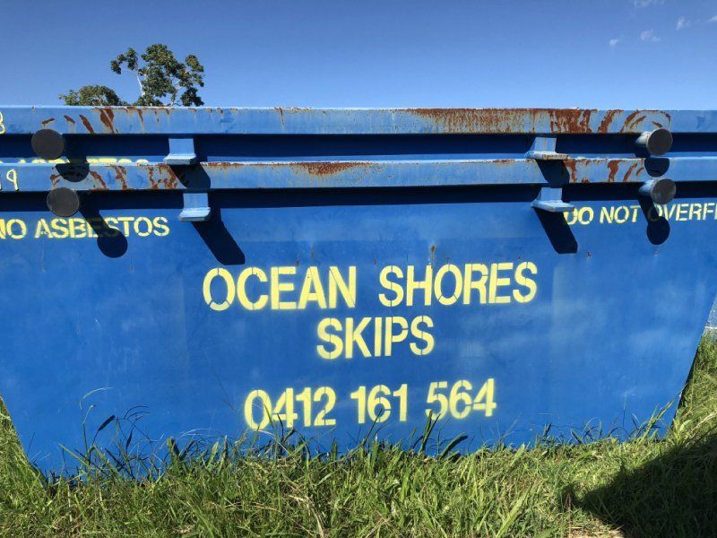 Blue color dust bins