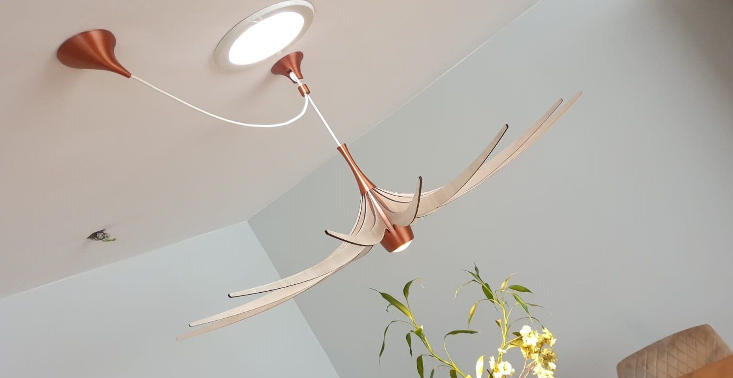 #verlichting#interieur#designlamp#hanglamp#hout#3Dprinting#duurzaam#duurzameverlichting#