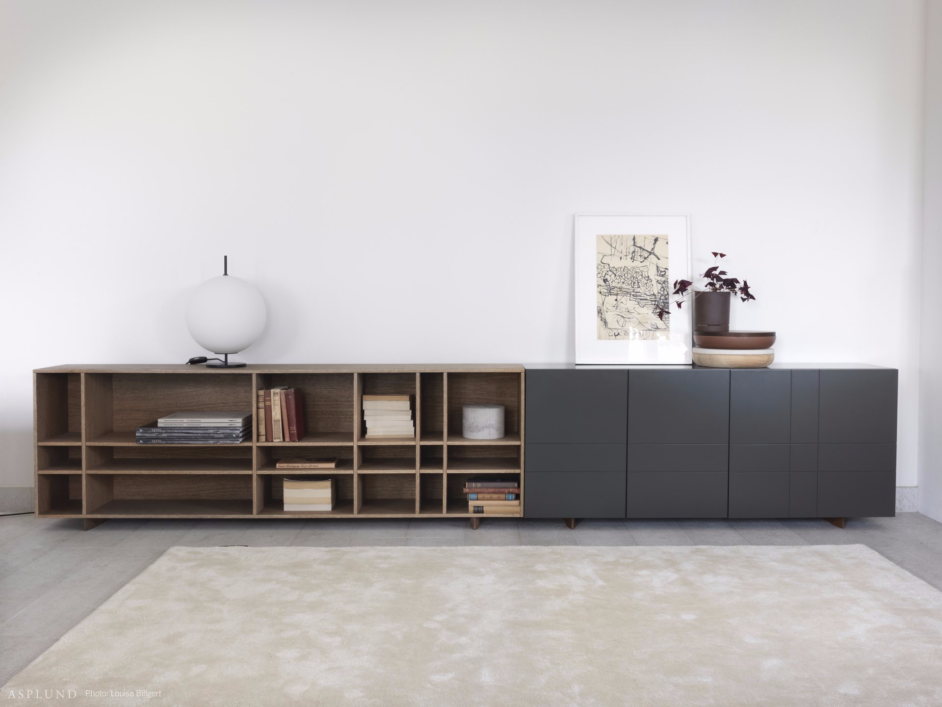 ASPLUND Kilt open and Kilt sideboard