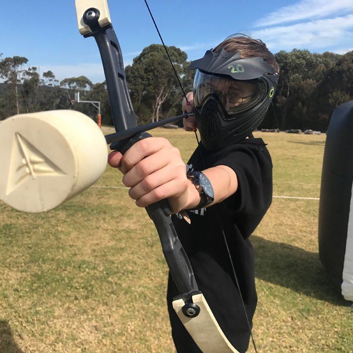 Archer practice session