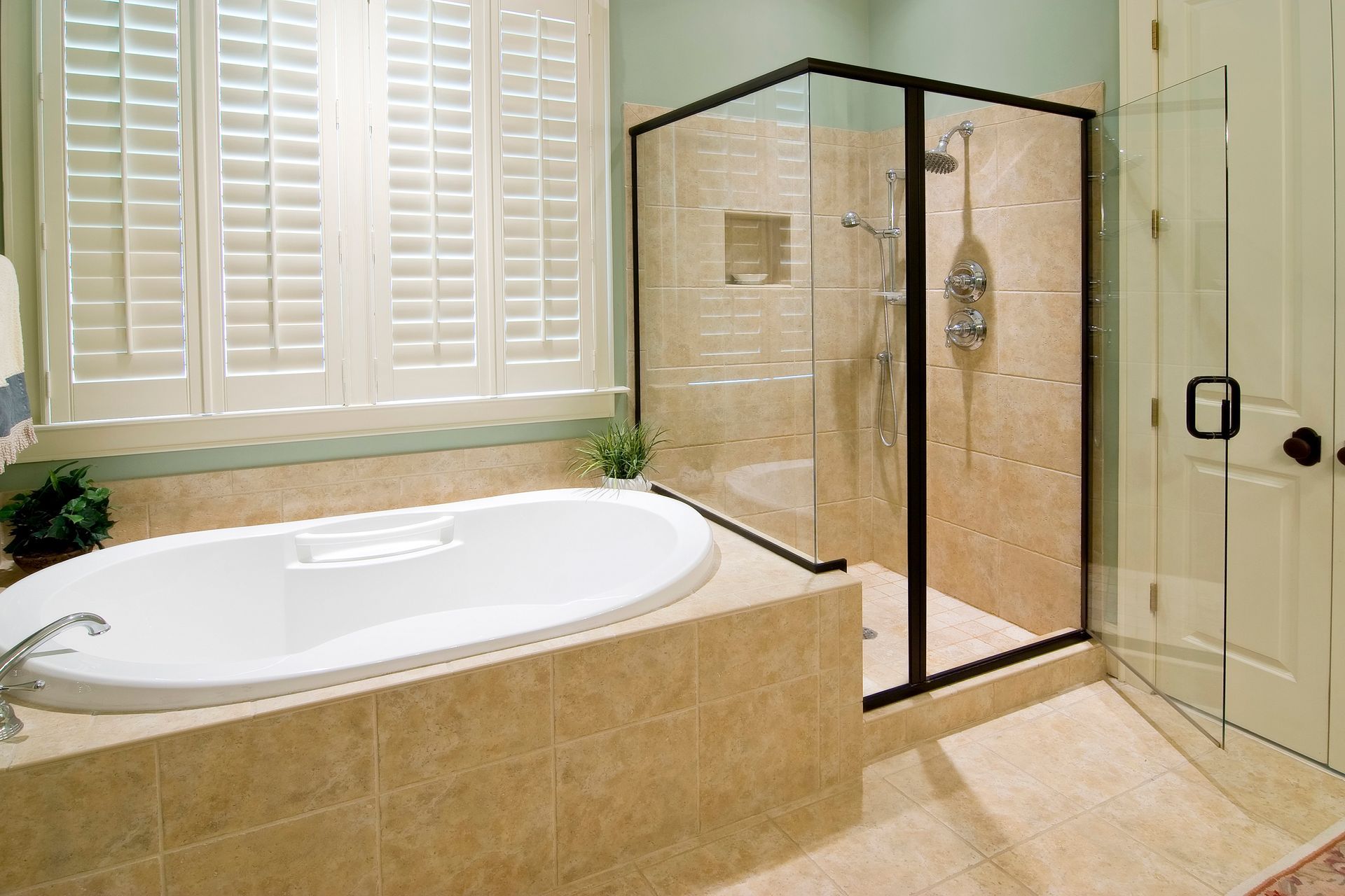 Glass Shower Bathroom - Alexander, AR - Quality Plumbing & Custom Bath