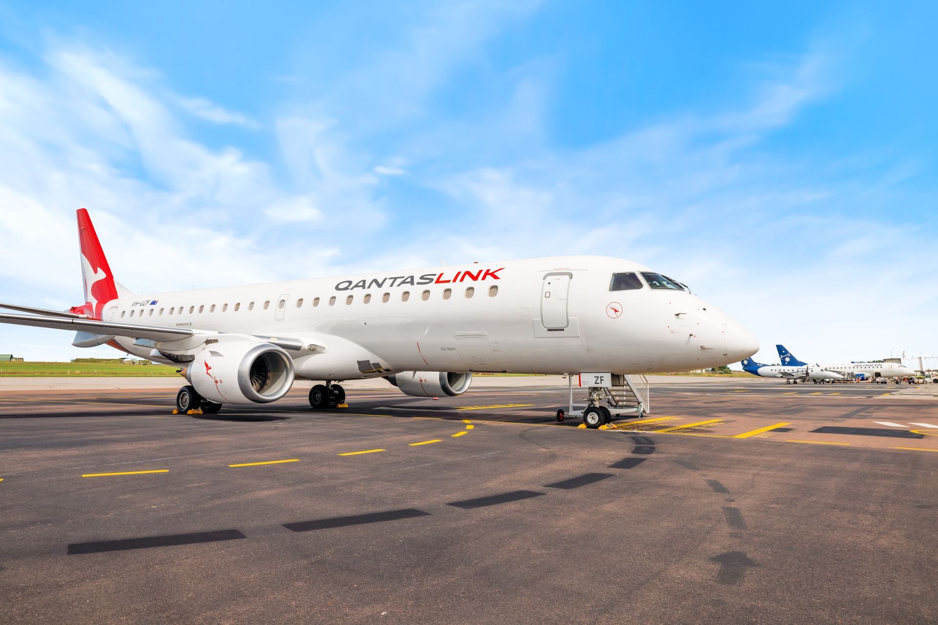 Qantas A220 at Darwin International Airport