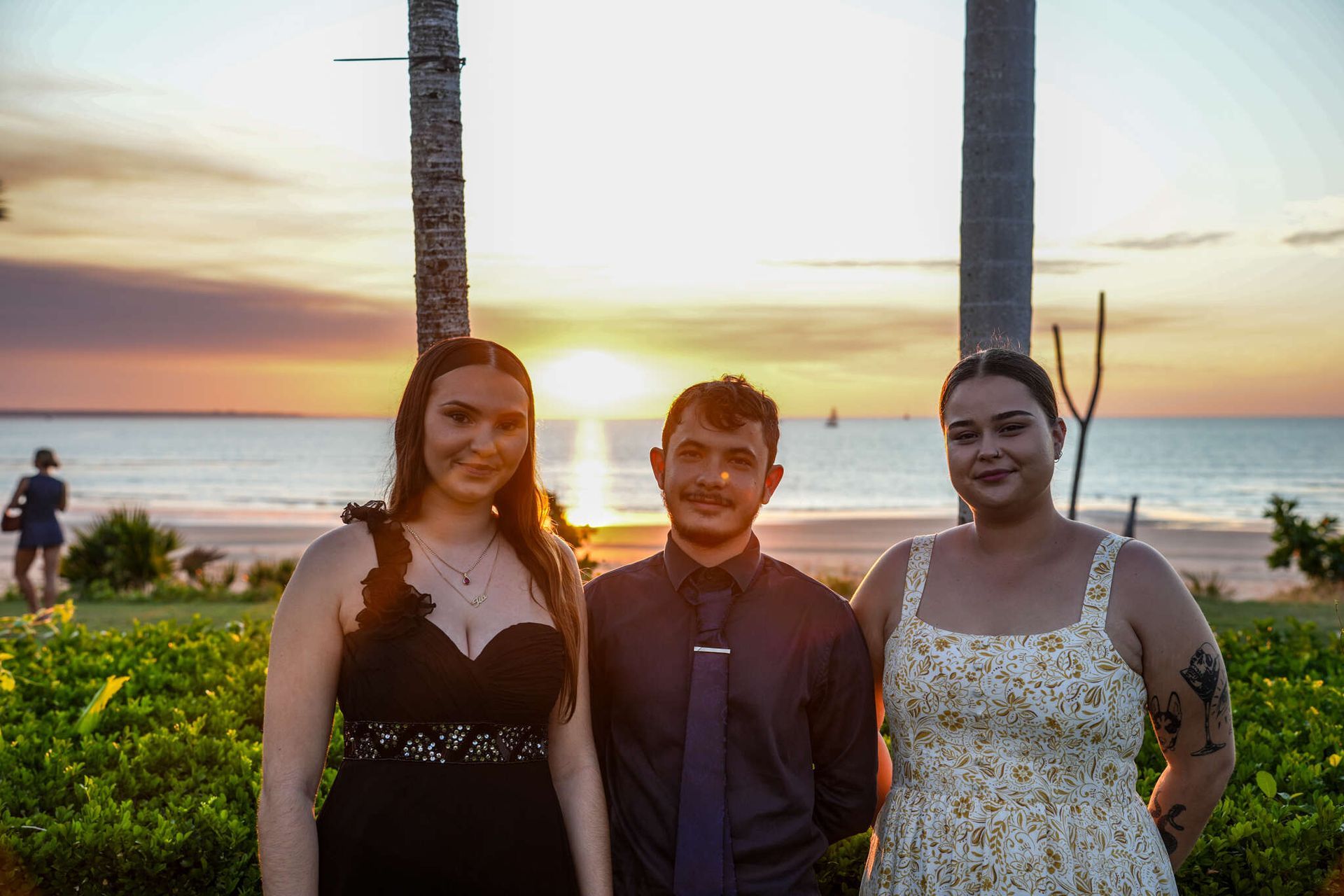 Tia Graham, Taylah Besic, and Brandon Kurnoth at the GTNT Group Award Ceremony