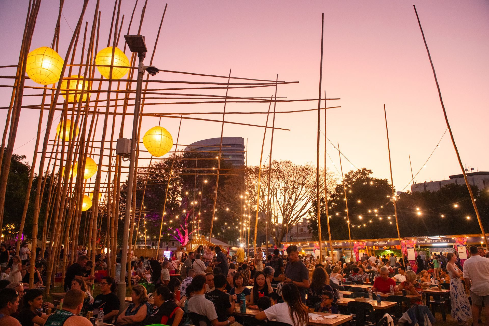 Crowd at the Darwin Festival