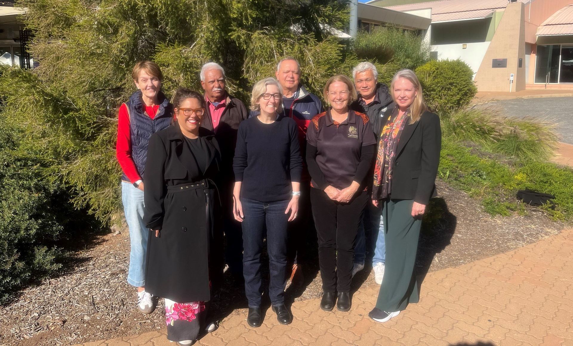 Attendees at the Indigenous Advisory Committee meeting in Alice Springs