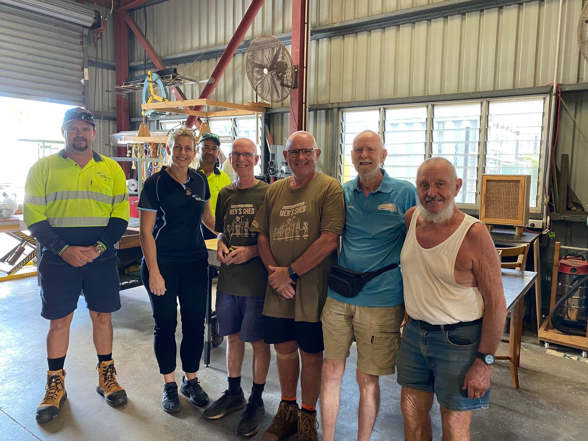 Member's from Darwin Men's Shed