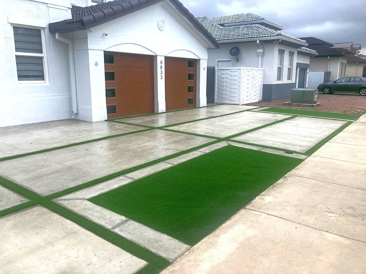 Driveway and Sidewalk Design and Installation by Ground Experts in Miami-Dade and Broward Counties in South Florida