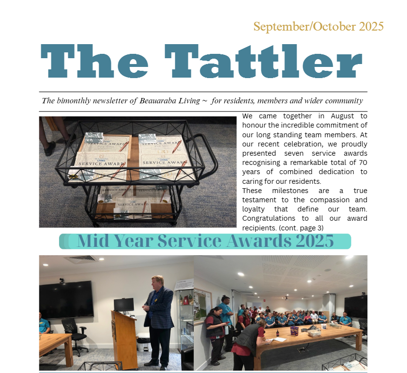 The digital issue of the tattler magazine for september october 2025