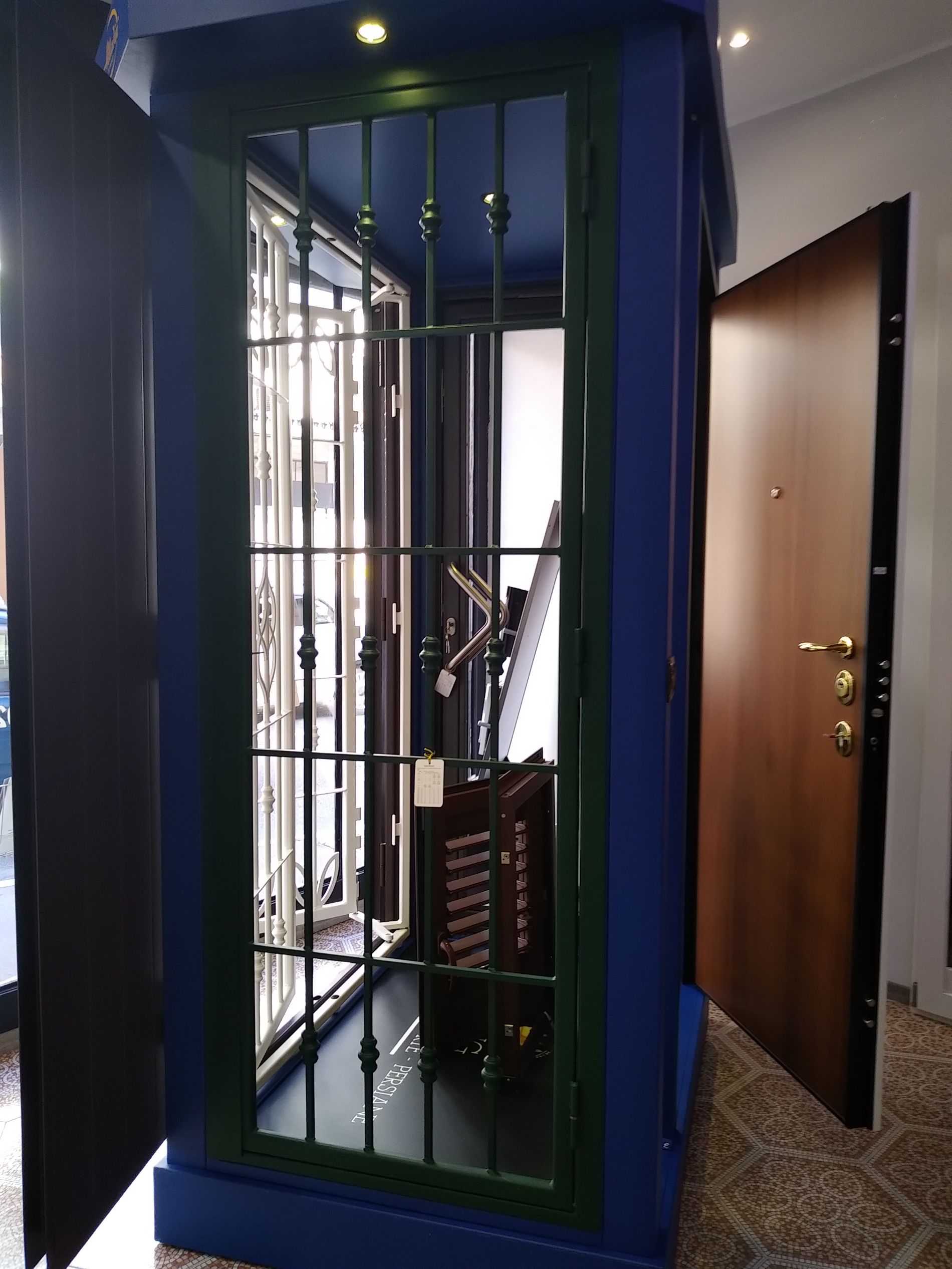 porte blindate con inferriata