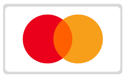 A red and orange circle on a white background.