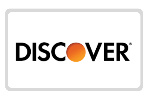 A logo for discover is shown on a white background.