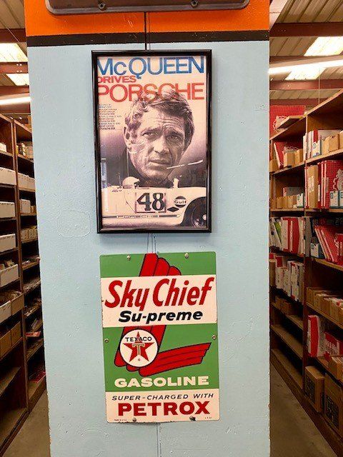 Porsche And Sky Chief Display — Salinas, CA — Coast Automotive Warehouse