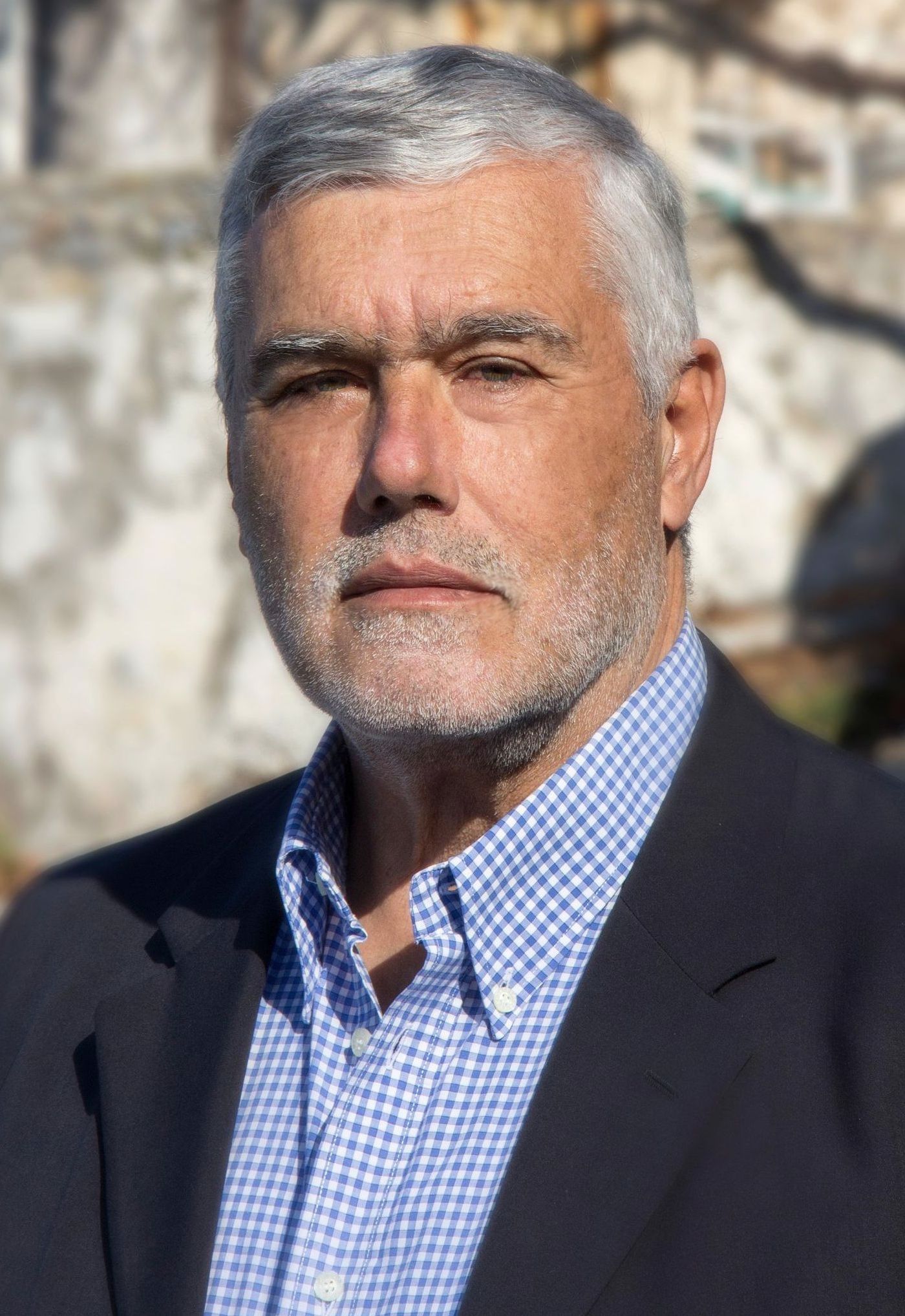 Portrait of realtor Dionysios Valavanis / Valavanis Properties real estate in the Mani region Greece