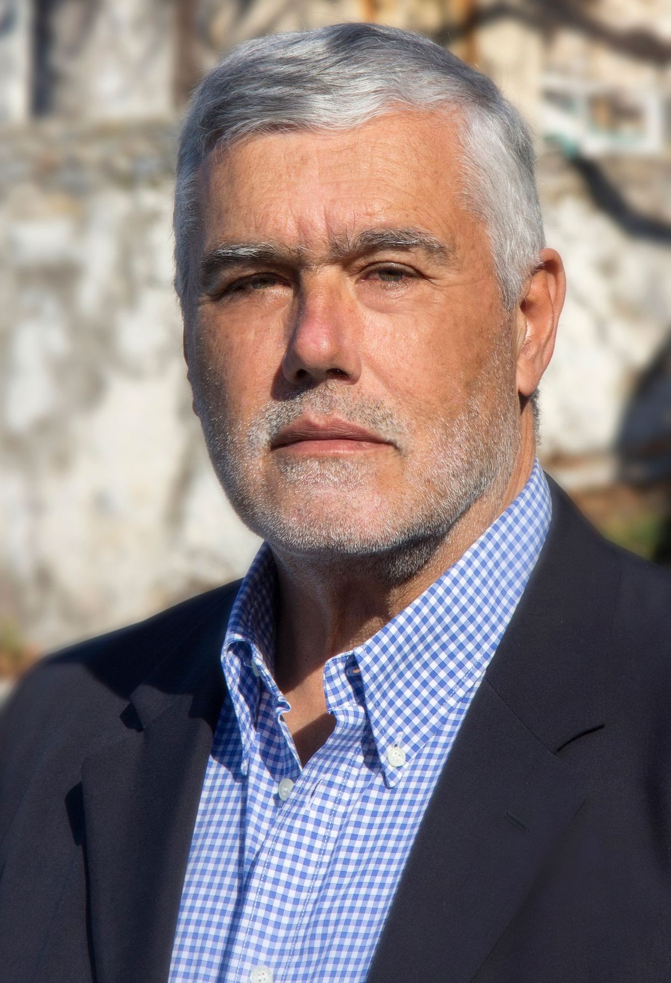 Portrait of realtor Dionysios Valavanis / Valavanis Properties real estate in the Mani region Greece
