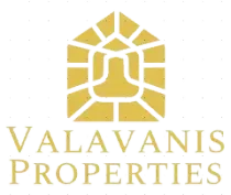 logo of Valavanis Properties real estate in the Mani region Greece