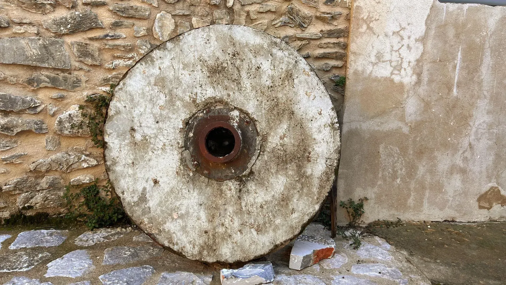 olive oil grinding stone