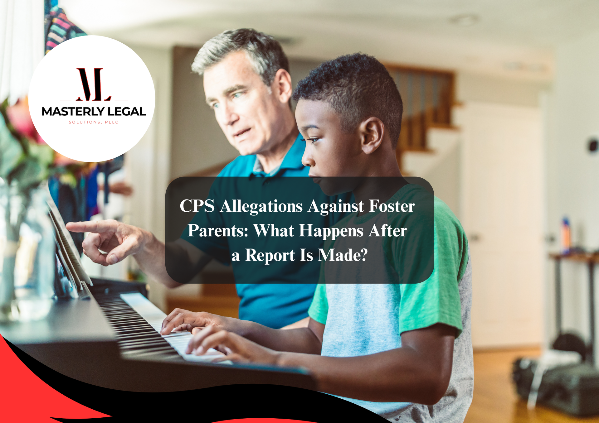 CPS investigation meeting with foster parents and child welfare officials