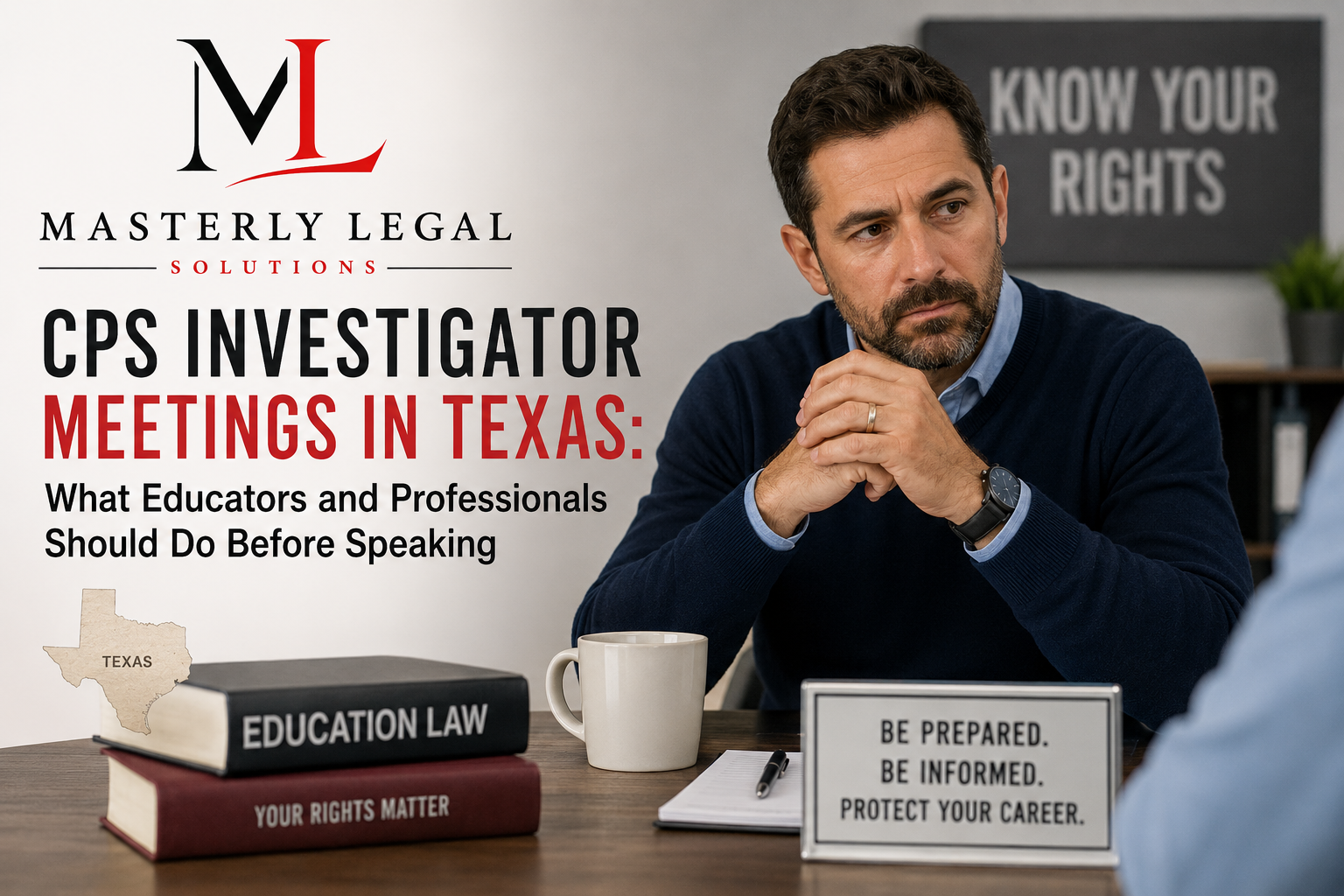 CPS investigator meetings in Texas legal guidance for educators and professionals