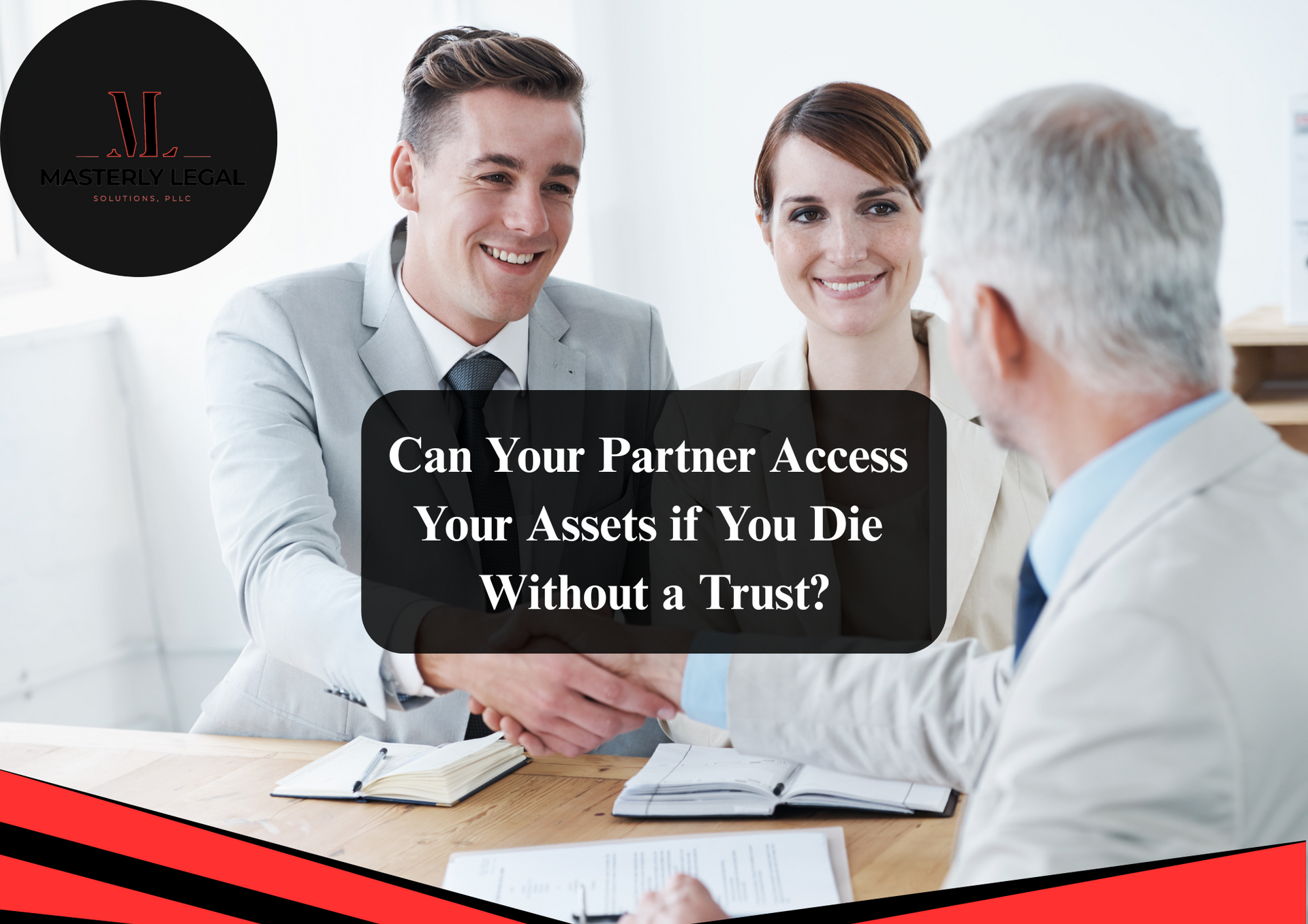 Lawyer discussing wills and trusts with client