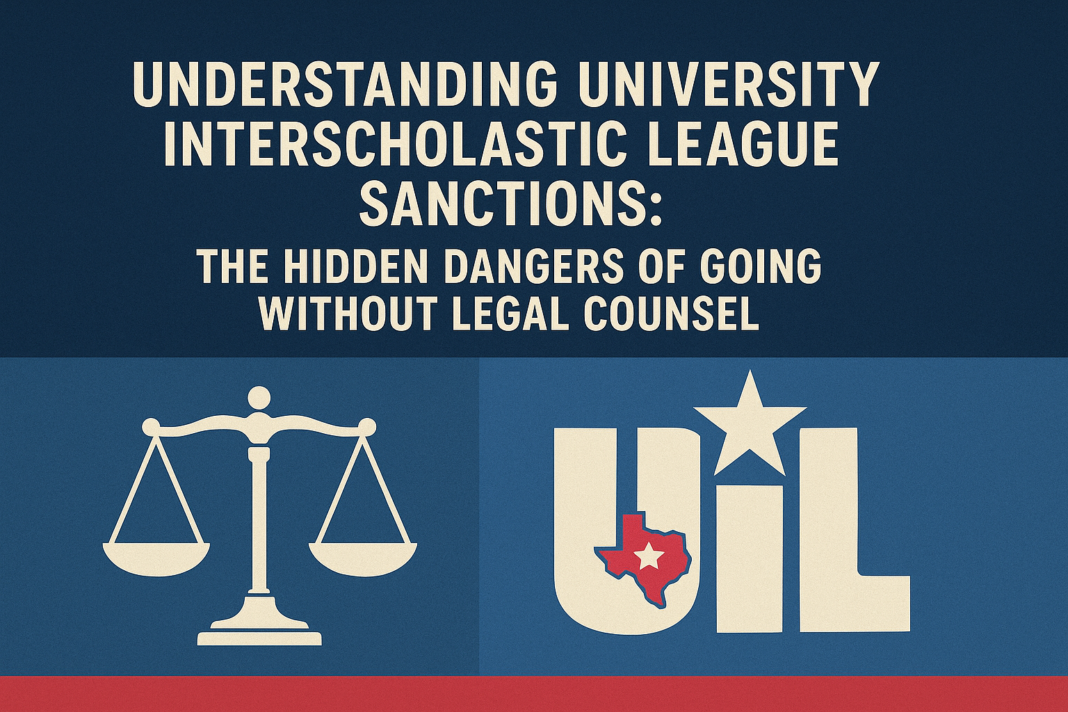 Understanding University Interscholastic League Sanctions: The Hidden Dangers of Going Without Legal Counsel