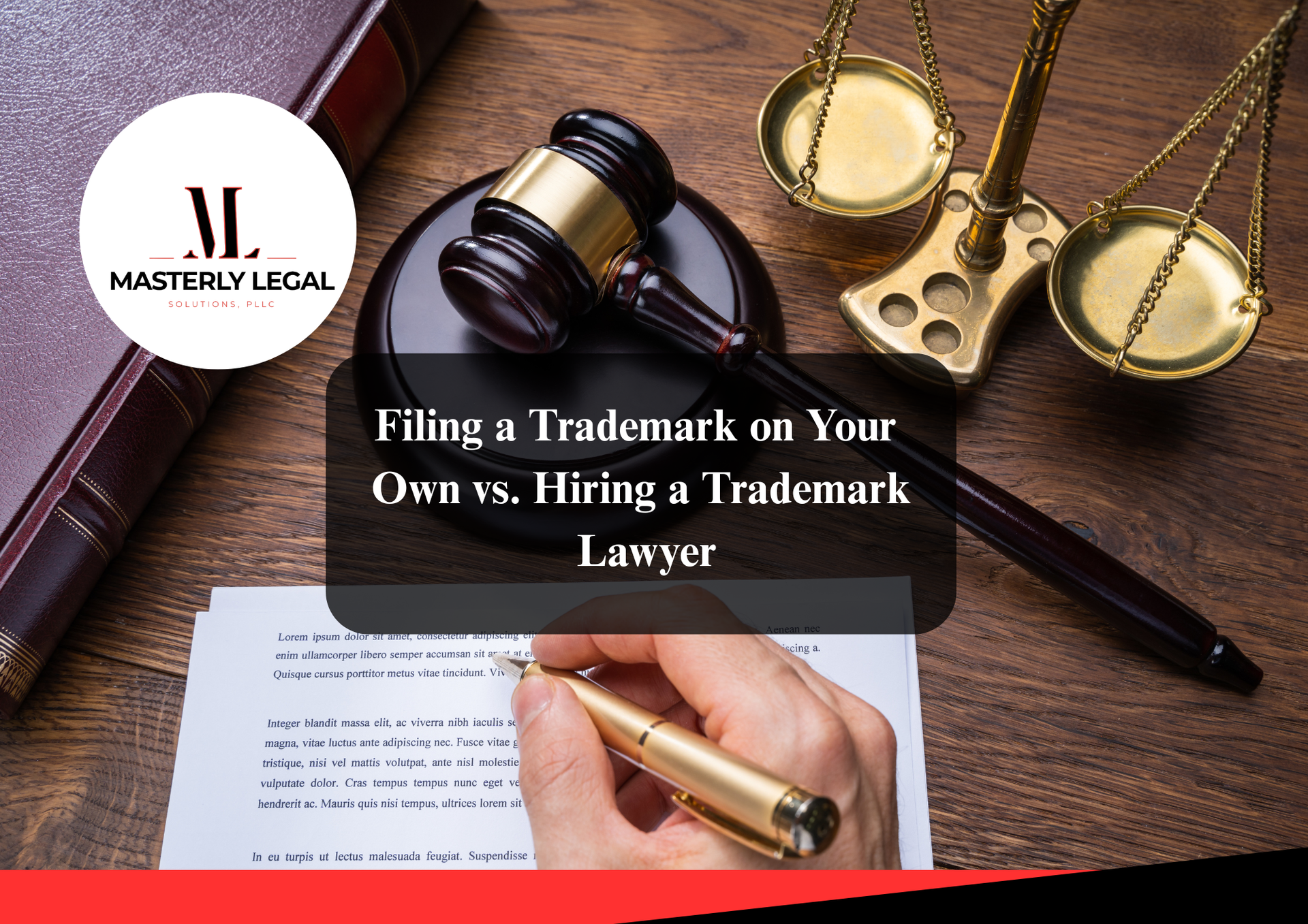 Trademark lawyer assisting with brand registration and legal protection.