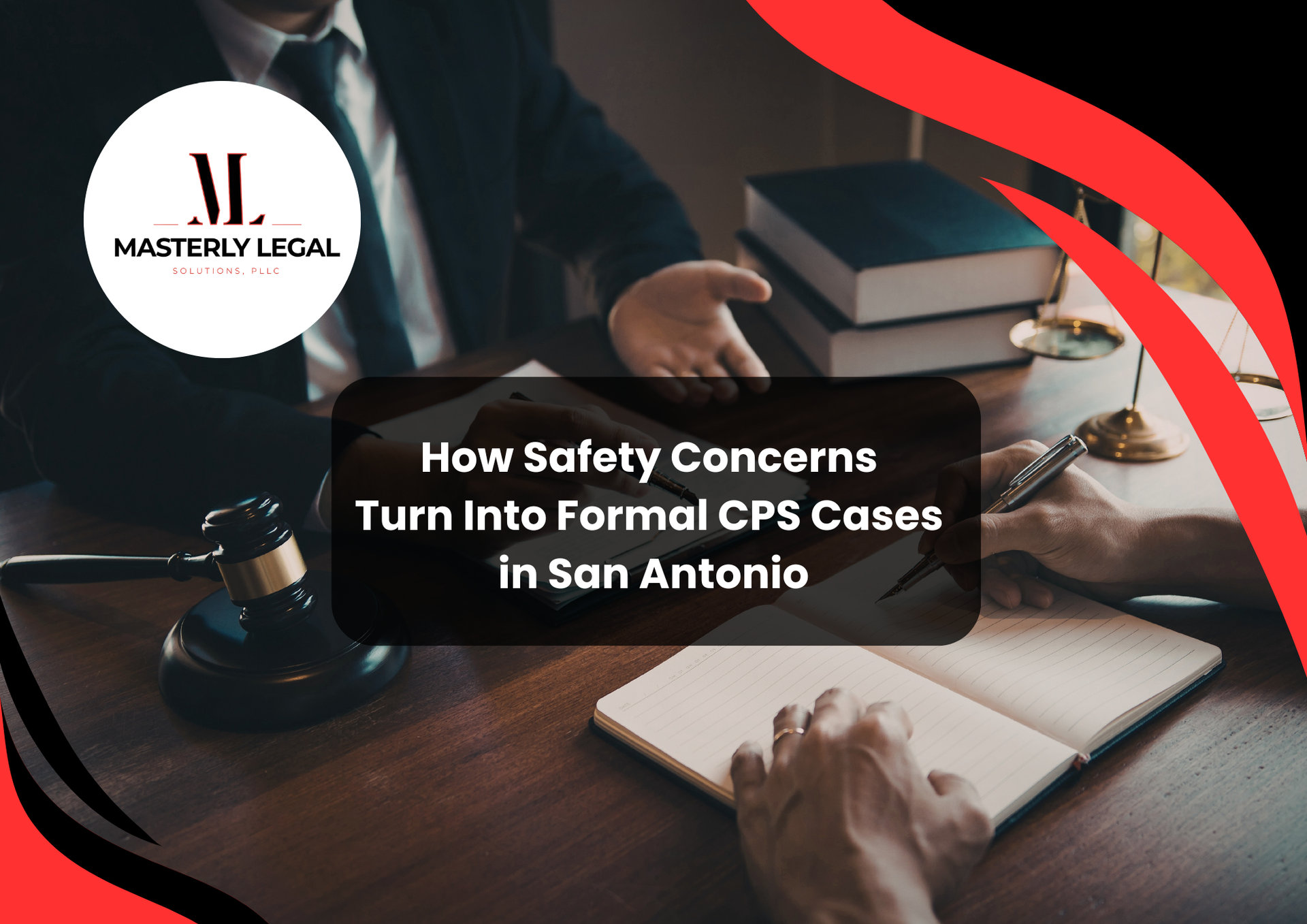 CPS lawyer in San Antonio consulting with parents.