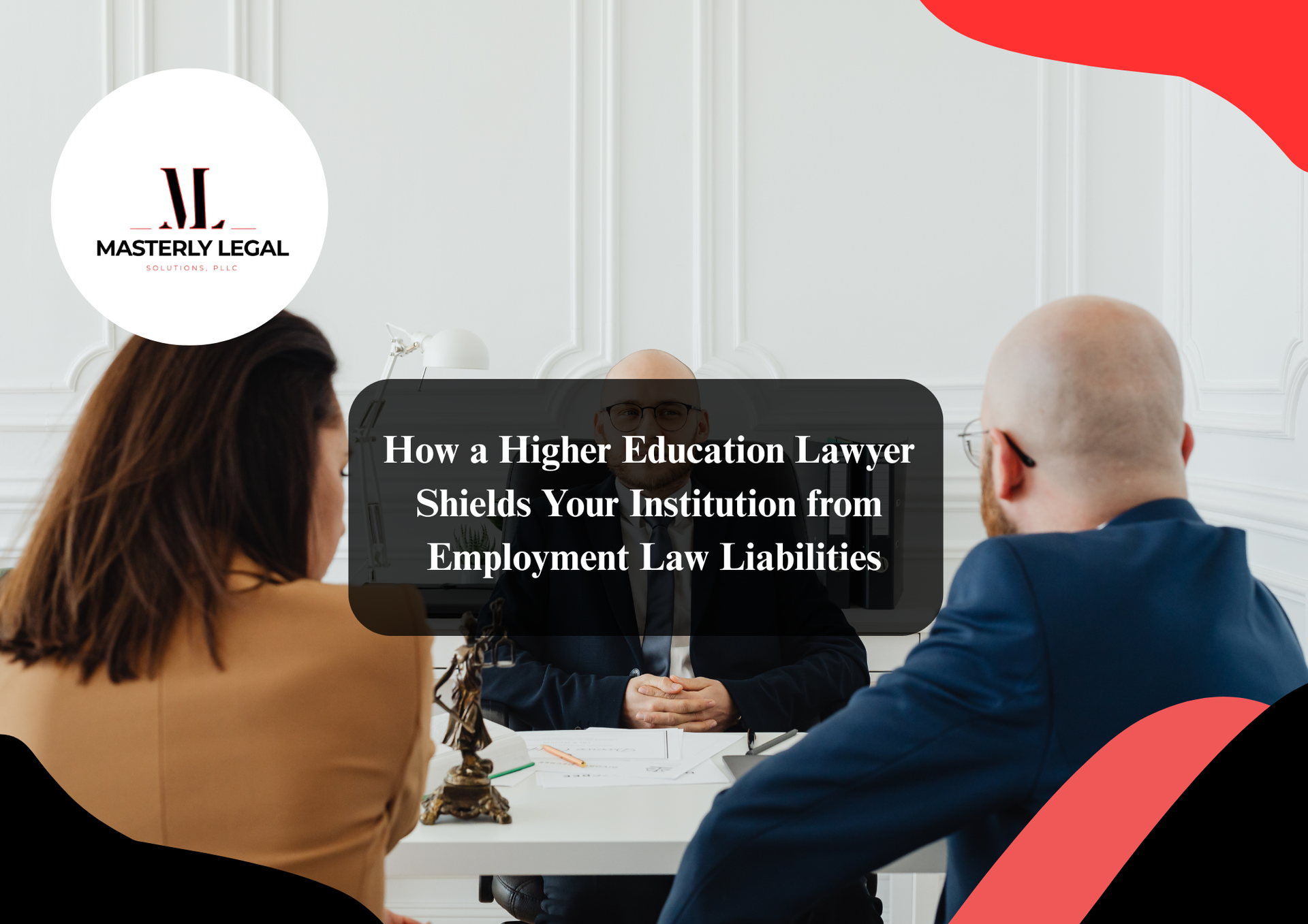 Higher education lawyer providing legal guidance.