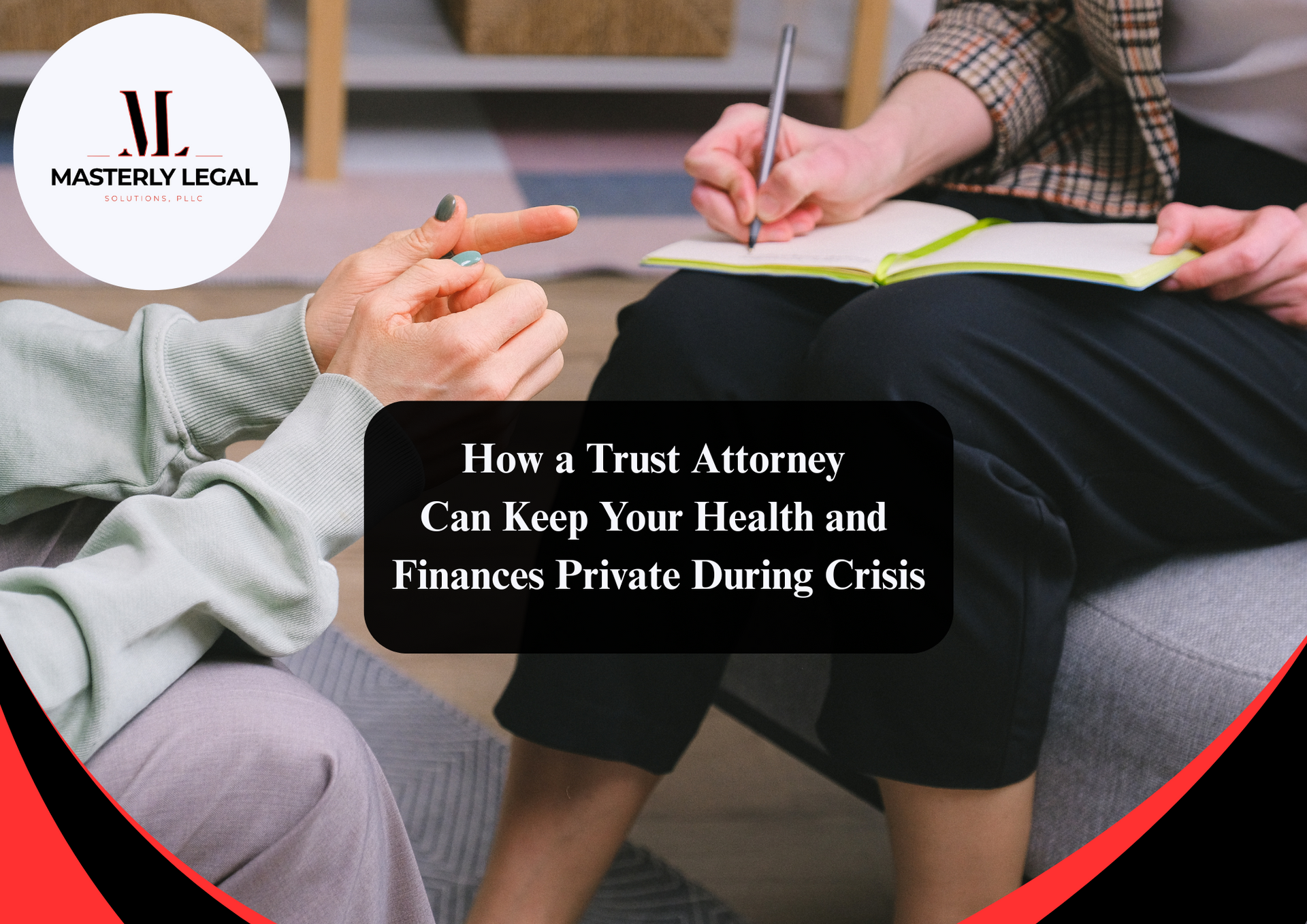 Attorney reviewing estate plan documents for asset protection