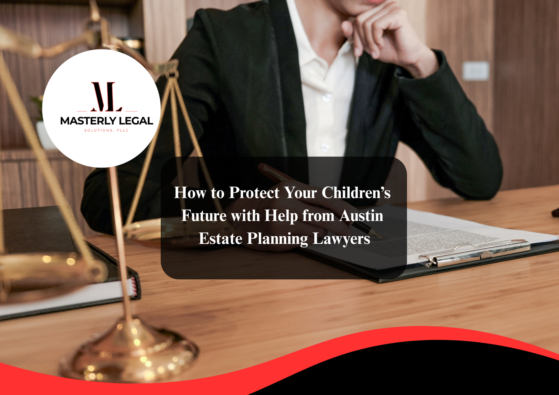 Austin estate lawyer meeting with a family to discuss estate planning and wills.